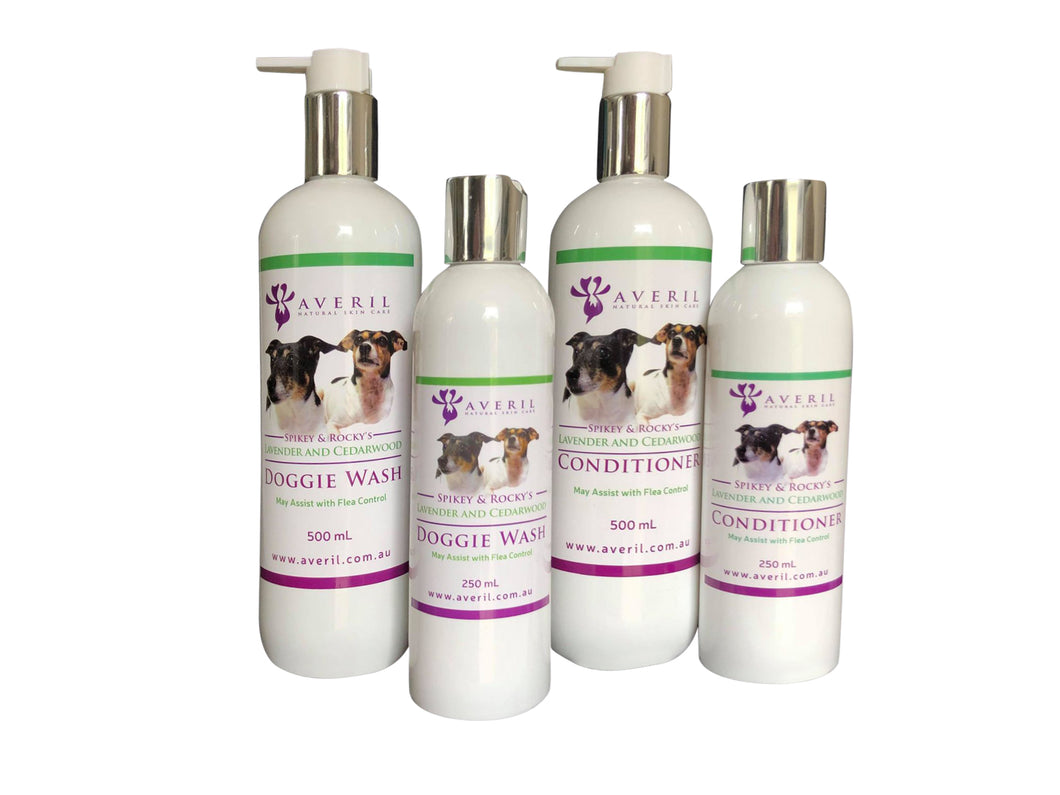 Spikey and Rocky's Dog Wash and Conditioner Range