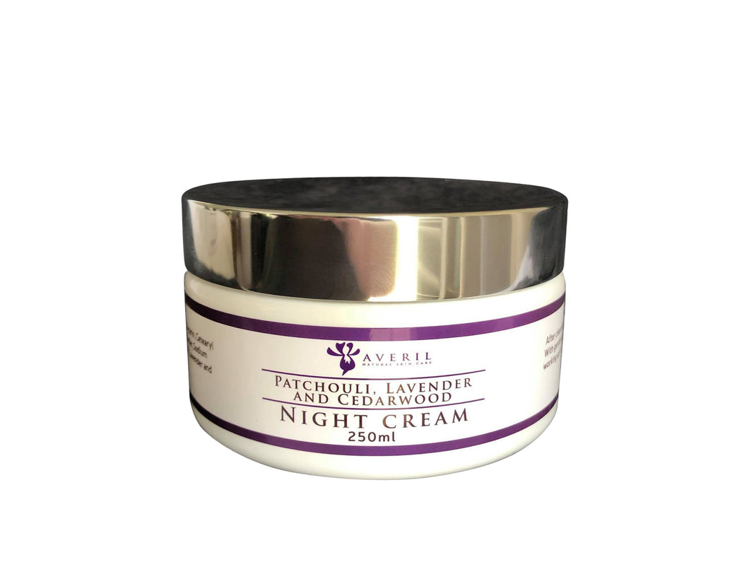 Averil Patchouli, Lavender and Cedarwood Night Cream (Treatment Range)